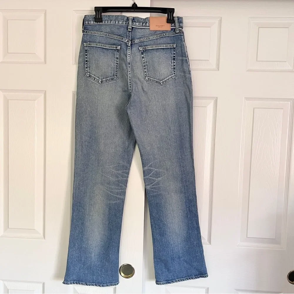 Moussy Vintage Cardino High Waist Flare Leg Jeans Blue US 31 NWT MSRP $350
